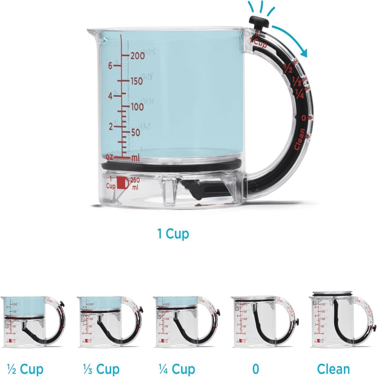 ✨4-in-1 Adjustable Measuring Cup  😱Money back guarantee if you find it cheaper elsewhere
