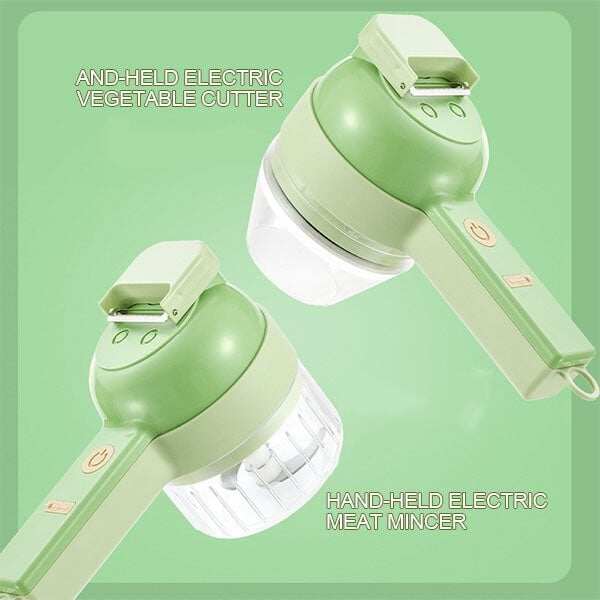 🔥4 in 1 Portable Electric Vegetable Cutter Set