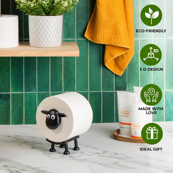 💥Sheep Toilet Roll Holder - Funny Toilet Paper Holder