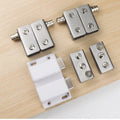 Display Cabinet Cabinet Glass Door Hinge Up and Down Clip Stainless Steel Magnetic Touch Door Hinge Wine Cabinet Small Hinge Door Touch 5pcs