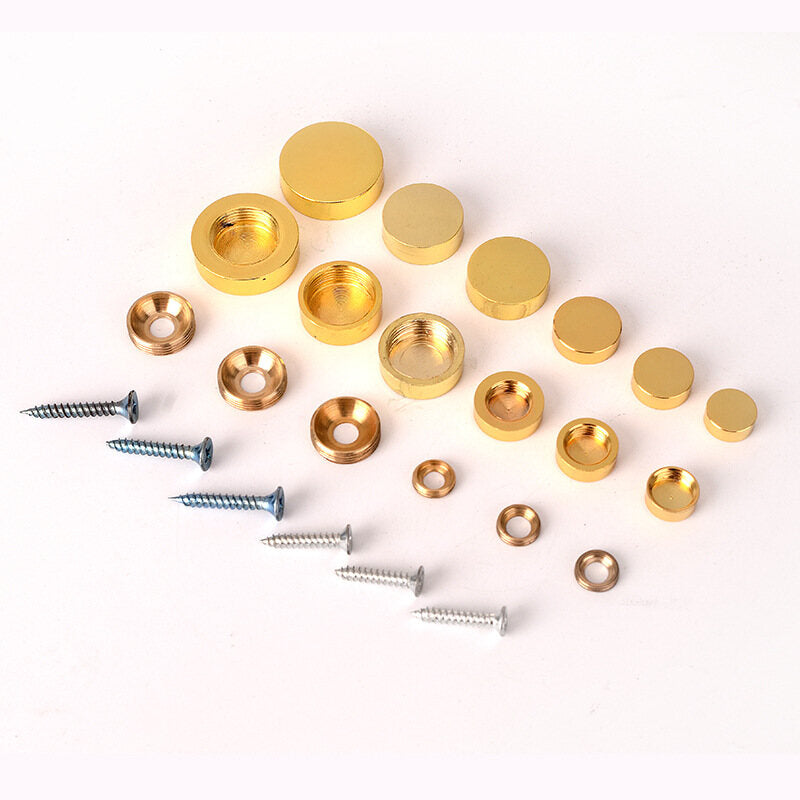 Glass Decorative Copper Mirror Nails Mirror Pure Copper Decorative Copper Mirror Nails Cabinet Advertising Decorative Nails Copper Mirror Nails Manufacturer Wholesale 100pcs