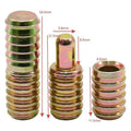 Foreign Trade Export Furniture Hardware Table Combination Positioning Pin Anti-Slip Knurled Round Laminate Support Nut 100pcs
